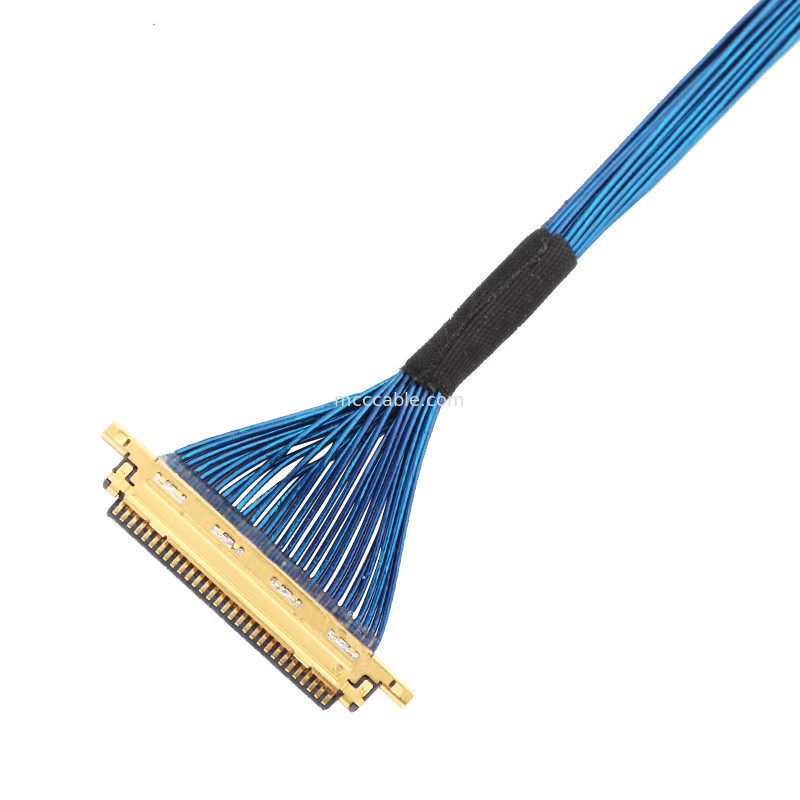 Micro coassiale 20453-230T-03 a 20453-230T-03 Lvds Edp Assemblaggio del cavo 0,5 mm Pitch
