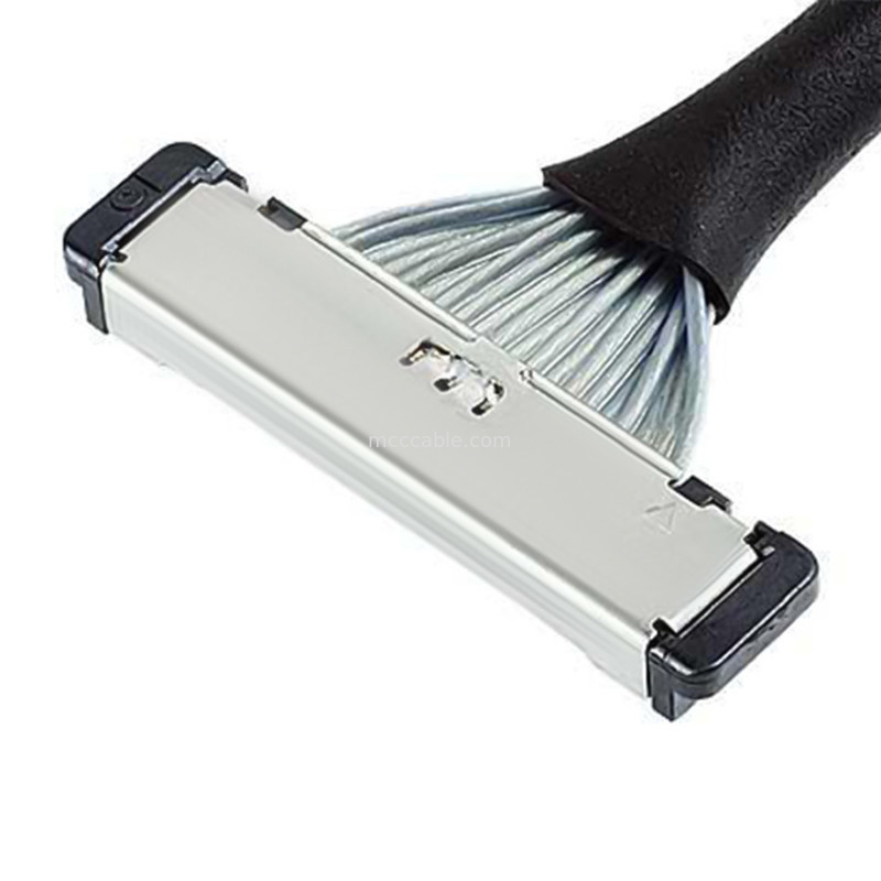 Cavo del connettore di perno dei lvds 20 del connettore di cavo coassiale del micro della spina del recipiente di SS 20380-R20T-06