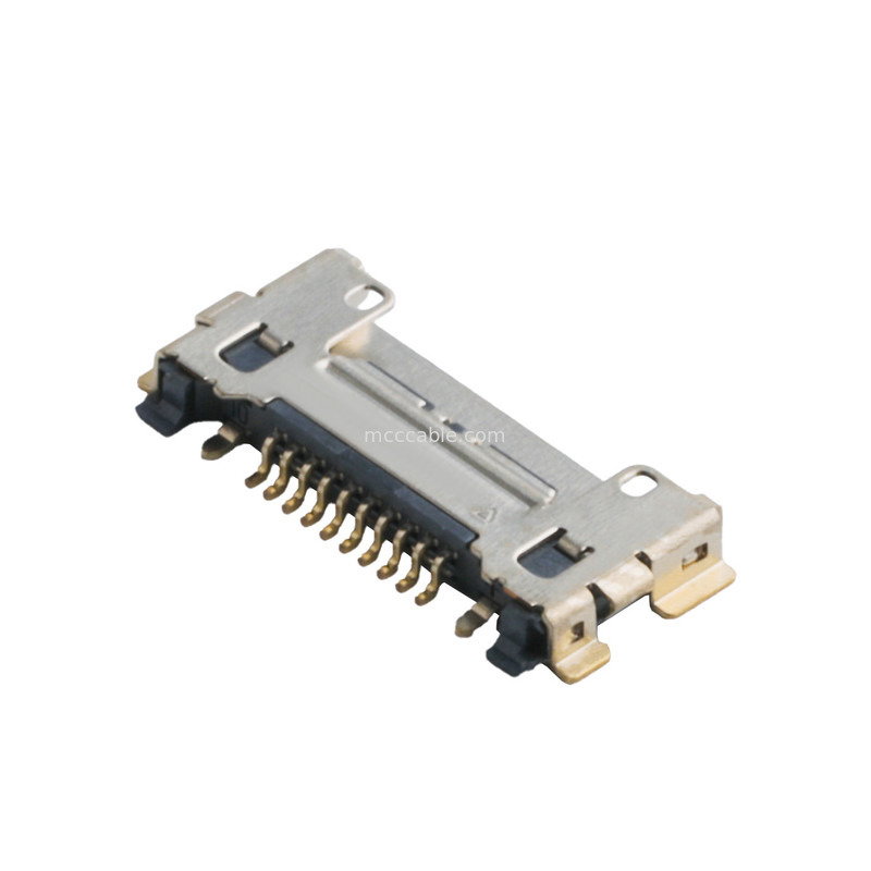 20633 Serie 20Gbps/ corsia 20525-210E-02 Micro connettore coassiale 0,4 mm