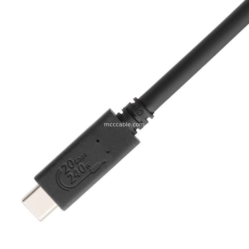 Cavi USB4 8K 240W 20Gbps Cavo USB4 di grado industriale velocità di trasmissione ultra elevata carica super veloce