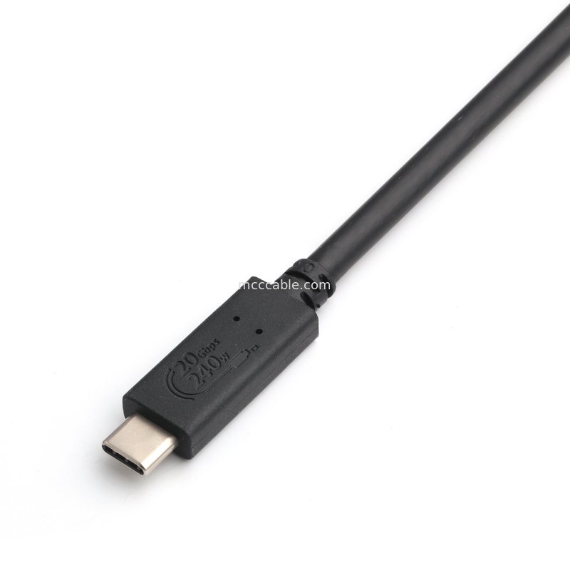 Cavi USB4 8K 240W 20Gbps Cavo USB4 di grado industriale velocità di trasmissione ultra elevata carica super veloce