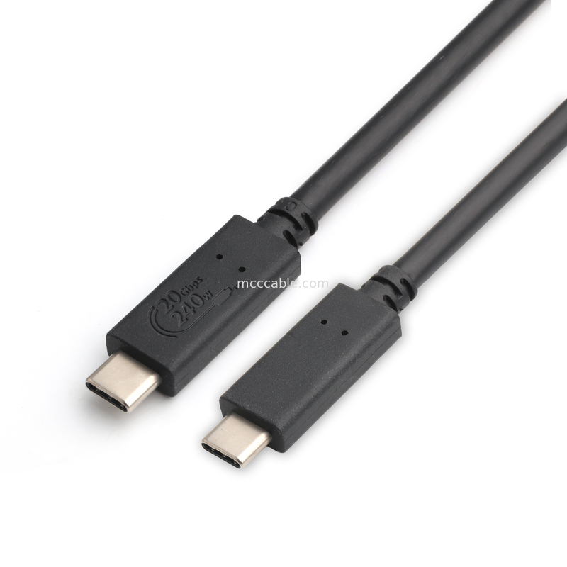 Cavi USB4 8K 240W 20Gbps Cavo USB4 di grado industriale velocità di trasmissione ultra elevata carica super veloce