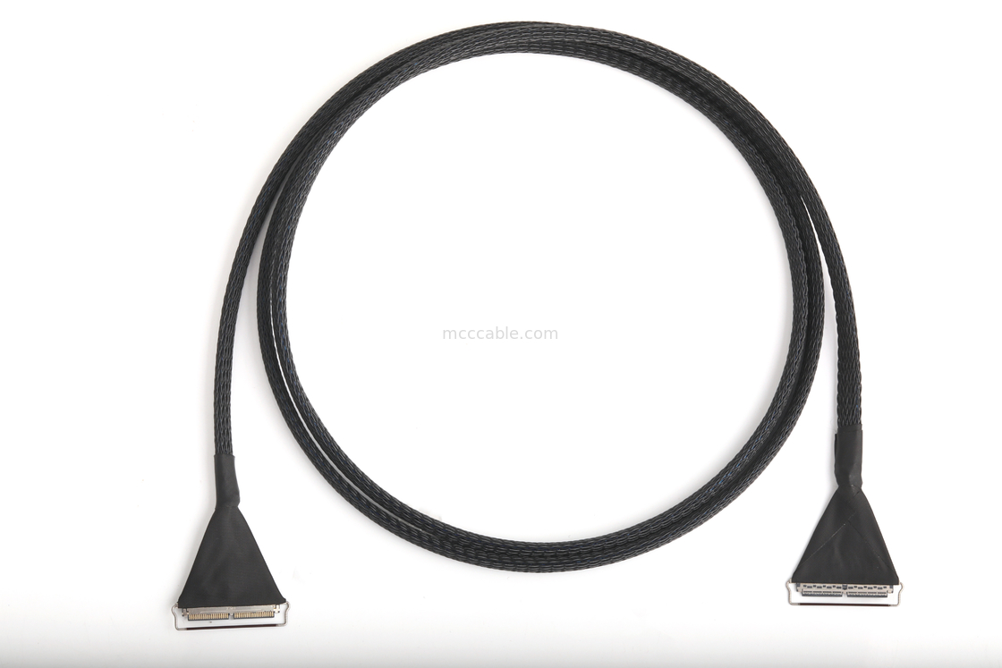 Cable micro-coaxial a 40 pin, di 0,4 mm di passo, doppio schermo per EDP/LVDS