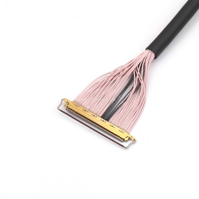 Cavo micro-coassiale a 50 pin, passo 0,4 mm, schermato, per trasmissione dati ad alta velocità