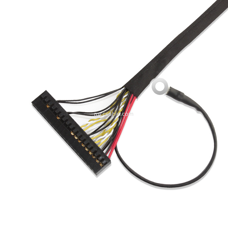 30 assemblaggio cavi di Pin LVDS, 51 cavo di Pin FI X30HL-B Lvds per il pannello dell'affissione a cristalli liquidi
