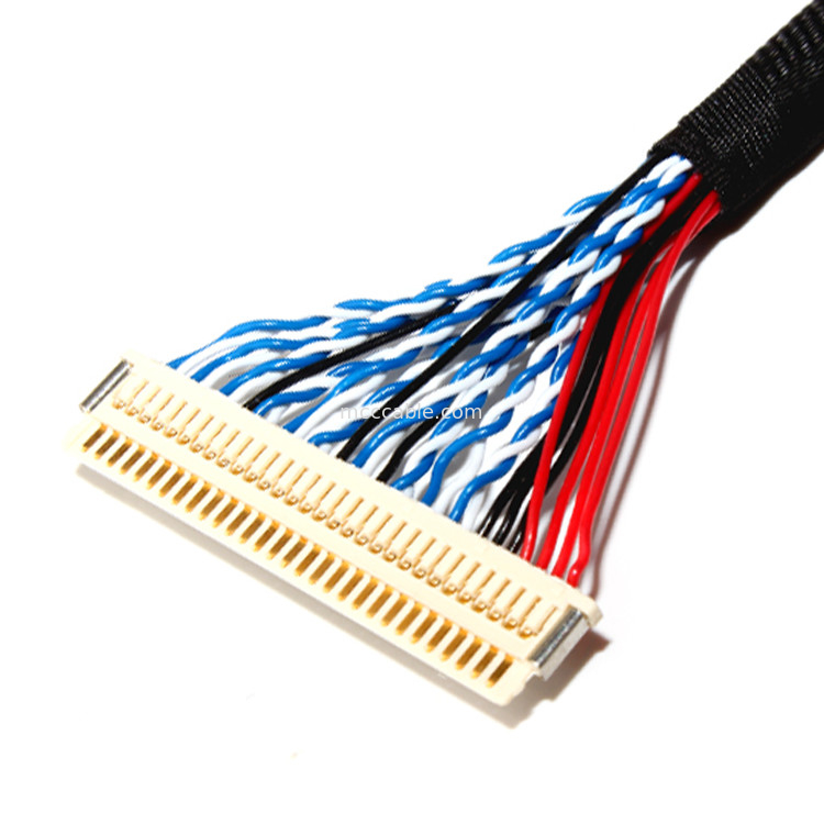 Pin 30 di FI X30H Lvds 30 connettore dell'esposizione di 32 36 lvds dell'AWG JAE Connector For Lcd Panel