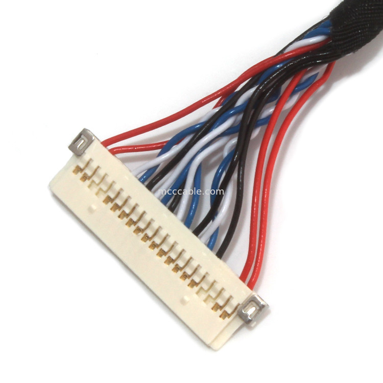 I micro assemblaggi cavi coassiali dell'UL, le ORE Lvds di JAE cablano 30 Pin Fi X30 a Df13 30ds 1.25c