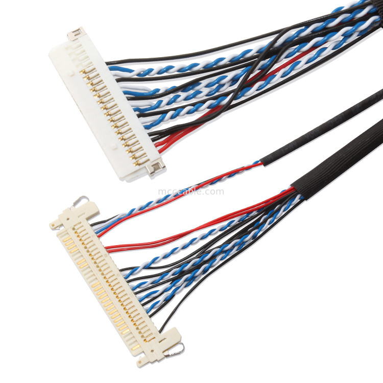 30 Pin Lvds Cable, 30 Pin Lcd Panel Fi X30HL B al cavo di DF19 20S Lvds