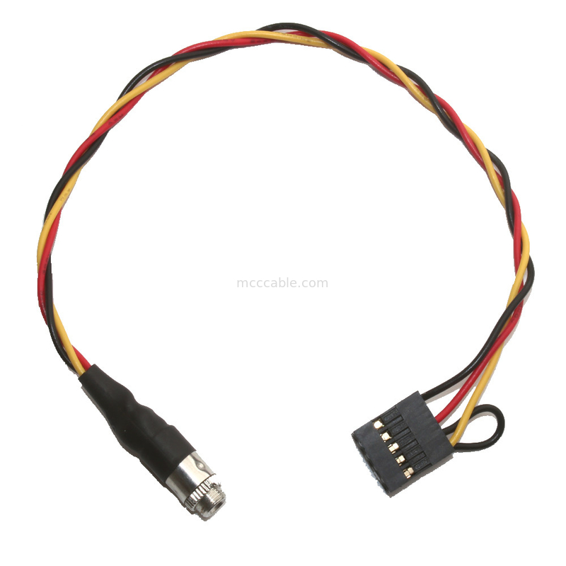 Molex 22 55 2101 supporto su ordinazione audio Jack del pannello del passo 3.5mm del cablaggio di cavo 2.54mm