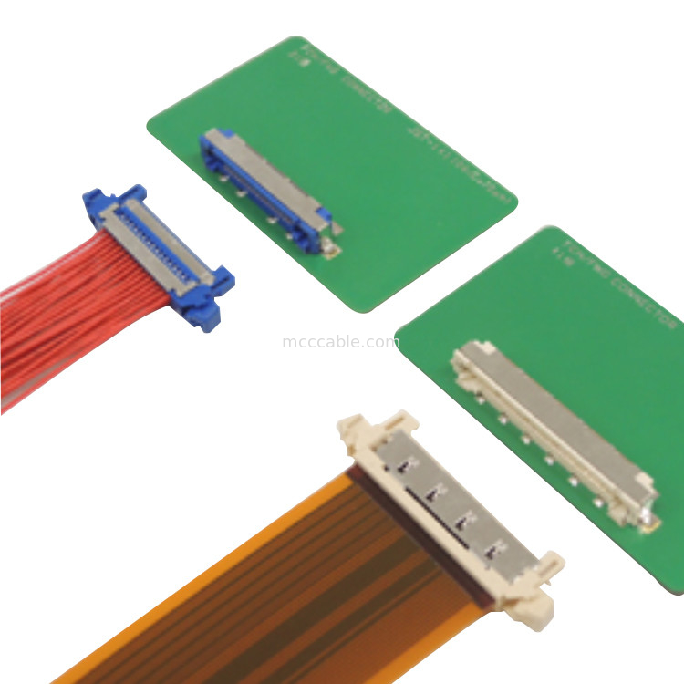JST FWG 31P-FWG-Z-1 0,5 millimetri di cavo del passo al connettore dell'esposizione dei lvds del cablaggio del cavo del bordo
