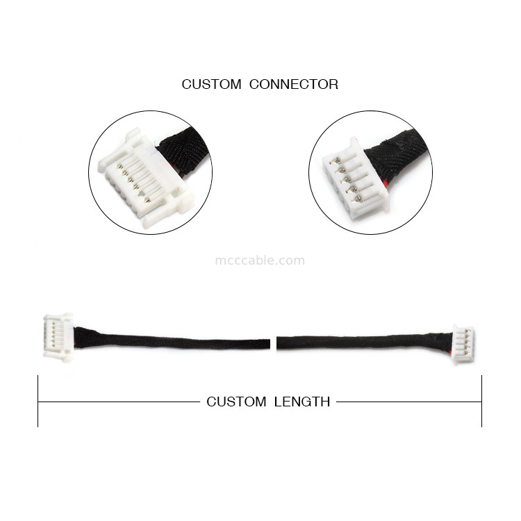 Cablaggio SHJP-06V-S (HF) 6pin del cavo di JST al driver di Molex 51021-0500 5pin FCII LED