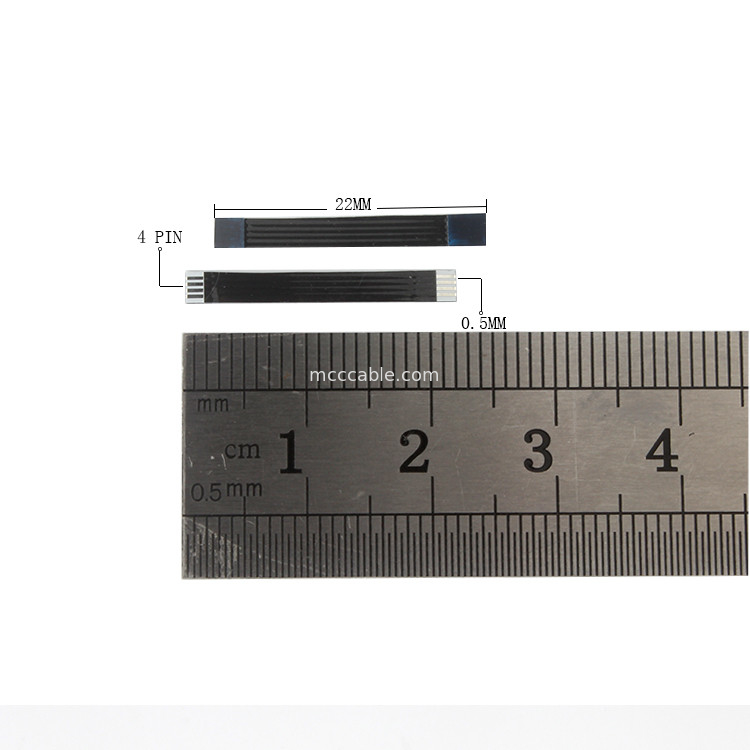4 cavo di Pin FFC FPC, cavo a nastro dell'OEM FFC per il connettore dell'esposizione dei lvds della stampante