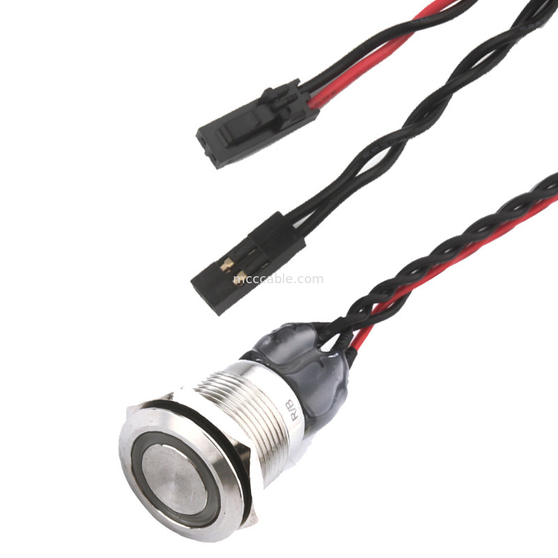 Cavo principale blu rosso dell'interruttore di accensione D4 di Bulgin Mpi002 28 per Rl a Molex 50579402