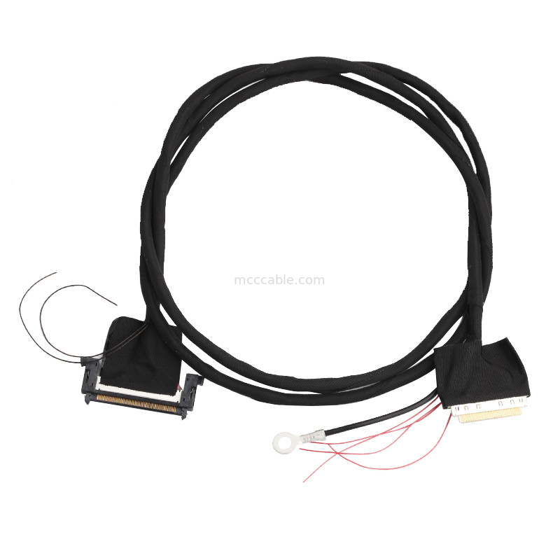 32AWG LVDS Cable Assembly 40 Pin 88441-40 a 50 Pin JAE F1-RE51HL
