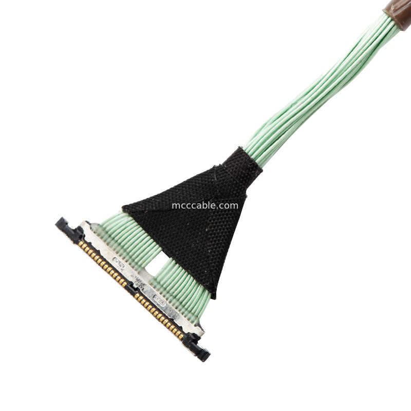 30 Pin Micro Coaxial Lvds Cable EDP  0,3 mm Pitch DF56-30P-0,3SD