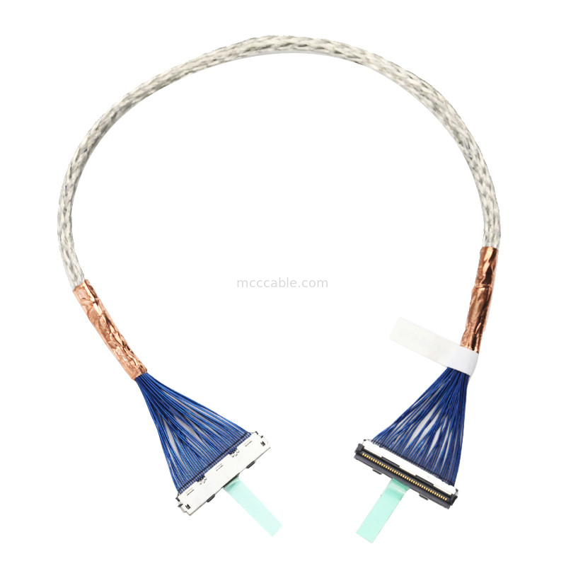 Connettore LCD dell'esposizione dei lvds di ORE DF80-40P-0.5SD dell'assemblaggio cavi dell'EDP dell'esposizione di LVDS