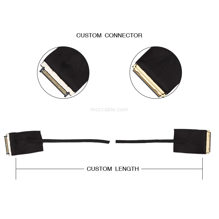 30 Pin 0,5 mm Pitch LVDS EDP Cable 20453-230t-03 a Kel Usl20-30s