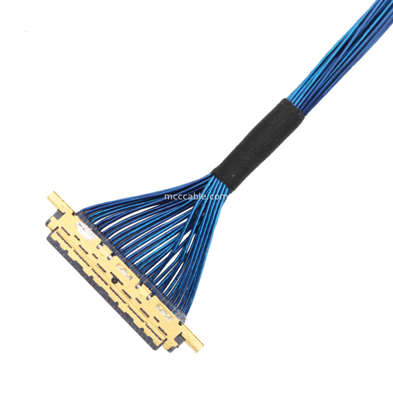 Micro coassiale 20453-230T-03 a 20453-230T-03 Lvds Edp Assemblaggio del cavo 0,5 mm Pitch