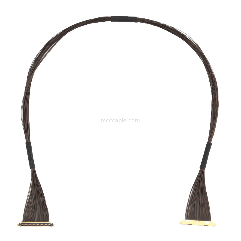 40P UL11130 46AWG Assemblaggio di cavi micro coassiali 20531-040t-02 IDC Forming OEM/ODM