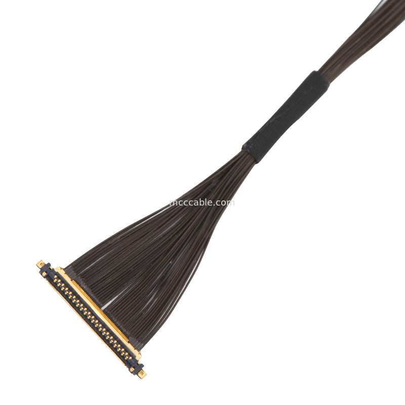 40P UL11130 46AWG Assemblaggio di cavi micro coassiali 20531-040t-02 IDC Forming OEM/ODM