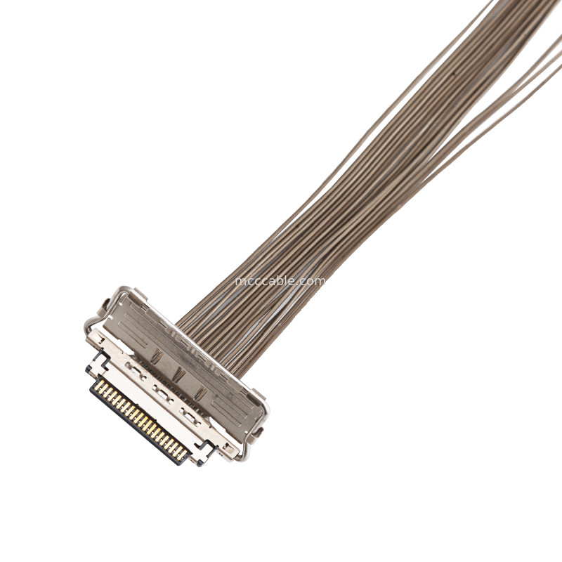 connettore coassiale dell'esposizione dei lvds di  20679-20p del cavo dell'EDP del passo LVDS di 0.4mm micro