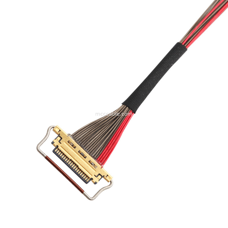 Cavo coassiale UL EDP LVDS 0.4mm Pitch 20633-220T-01S 20 pin Lunghezza personalizzata