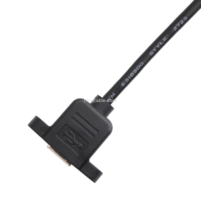 Assemblea di supporto del pannello del cavo del Usb B di Durachill del cablaggio del cavo del passo A2542ha-6p di 2.54mm