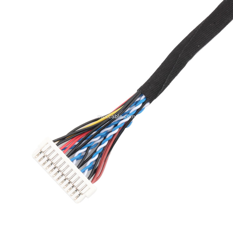 24 pin MOLEX 504186-2400 30 pin JAE FI-X30HL LCD LVDS Cable Assembly Lunghezza personalizzare