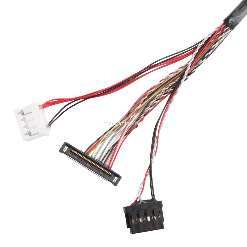 Jst Phr-4  20453-240t-03 all'assemblaggio cavi del cablaggio dei lvds 20380-R30t-06