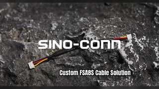 Cablaggio a filo intrecciato con cavo ricevitore FSA8S personalizzato da 100 mm