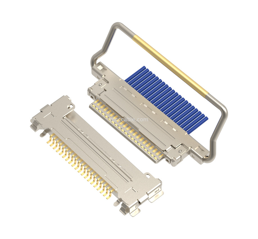 20pin 20633-220T-01S Microcavo coassiale di 0,4 mm di passo, tipo di accoppiamento orizzontale