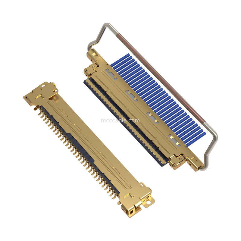 20453-230T-03 Collegamento micro-coaxial di tipo accoppiamento orizzontale a 0,5 mm