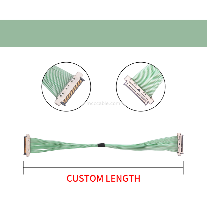 Pin 40 Pin Slim Plug Design del cavo coassiale USL20-30SS-010-C 30 del passo di KEL 0.4mm micro