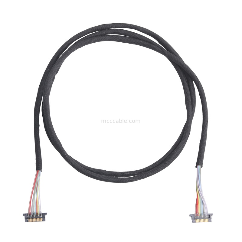 Connettore di cavo coassiale di Lvds per il Pin del passo 10 del monitor DW-5 20598-010T-02 0.5mm dell'affissione a cristalli liquidi