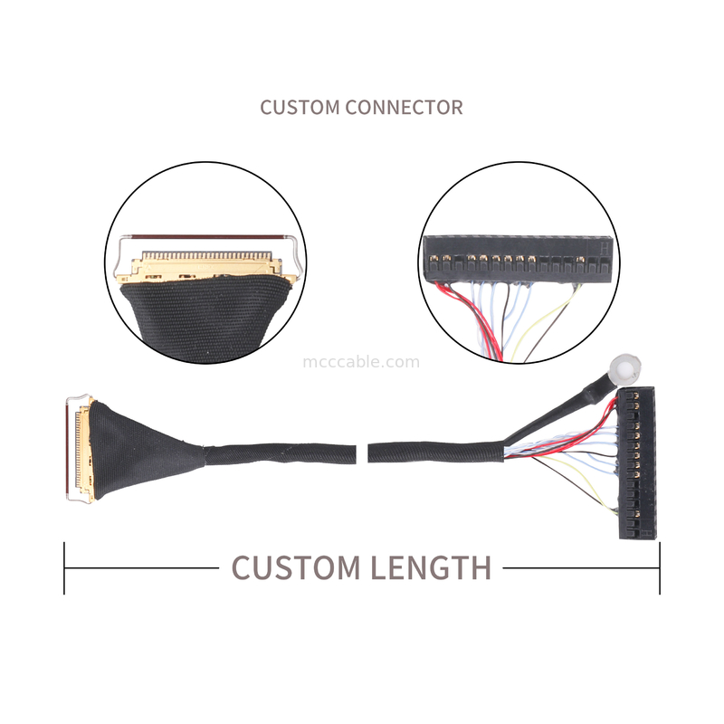 Cavo edp lvds Pitch 0.5mm Cavo coaxial Assemblaggio Corpo originale Pull Ring O Imitazione