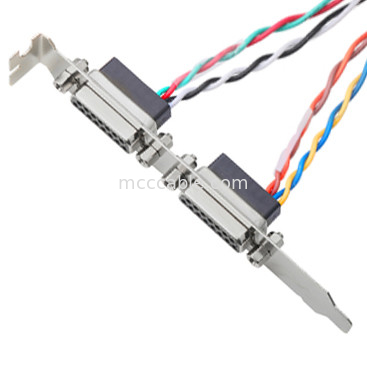 2 Pin 205205-2 della femmina 15 del connettore del cavo Db15 di Lvds di paia elettrico al Pin 40