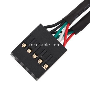 Assemblaggio cavi JST PHR-5P del cablaggio di 28AWG LED al passo di SH1.0 5P 1.0mm