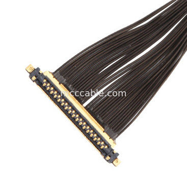 Cable micro coassiale serie 30P 20531-034T-02 a 20531-034T-02 0,25 mm di passo