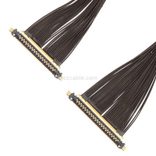 Cable micro coassiale serie 30P 20531-034T-02 a 20531-034T-02 0,25 mm di passo