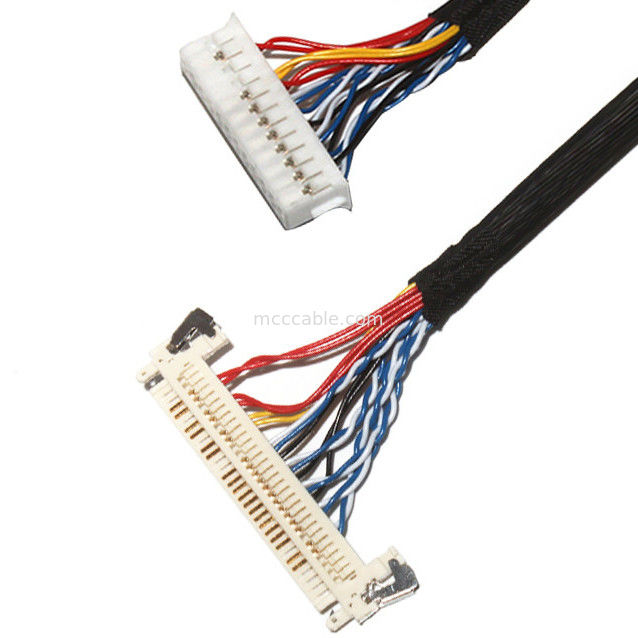Personalizzare lunghezza 2,0 mm Pitch Lvds Cable Assembly 30 Pin  DF11-24DS-2C A FI-X3OHL OEM/ODM