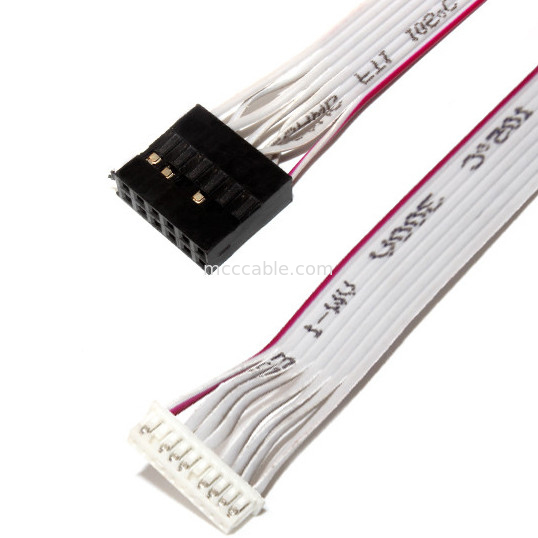 IDC 12 PIN Flat Flexible Ribbon Cable DF19 A JST rf per il cavo elettrico di PCBA