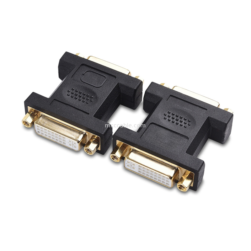 2 pacchetti Dvi Female Coupler Dual Link 24+5 Pin per l'assemblaggio del connettore del cavo LCD