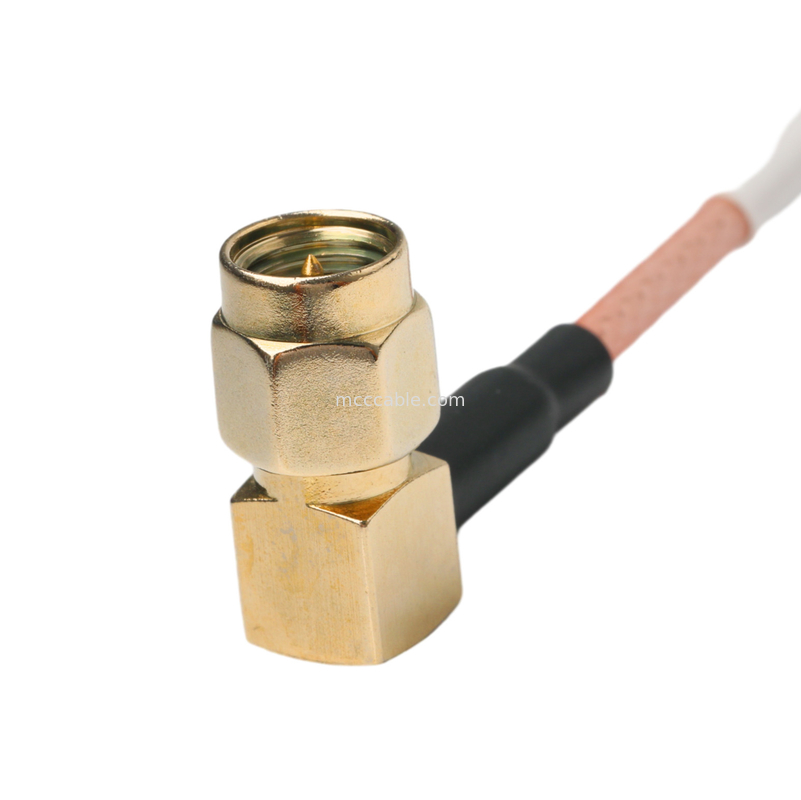Ip67 Rohs Cable coassiale personalizzato Ra Sma Plug Right Angle Plug Rg316