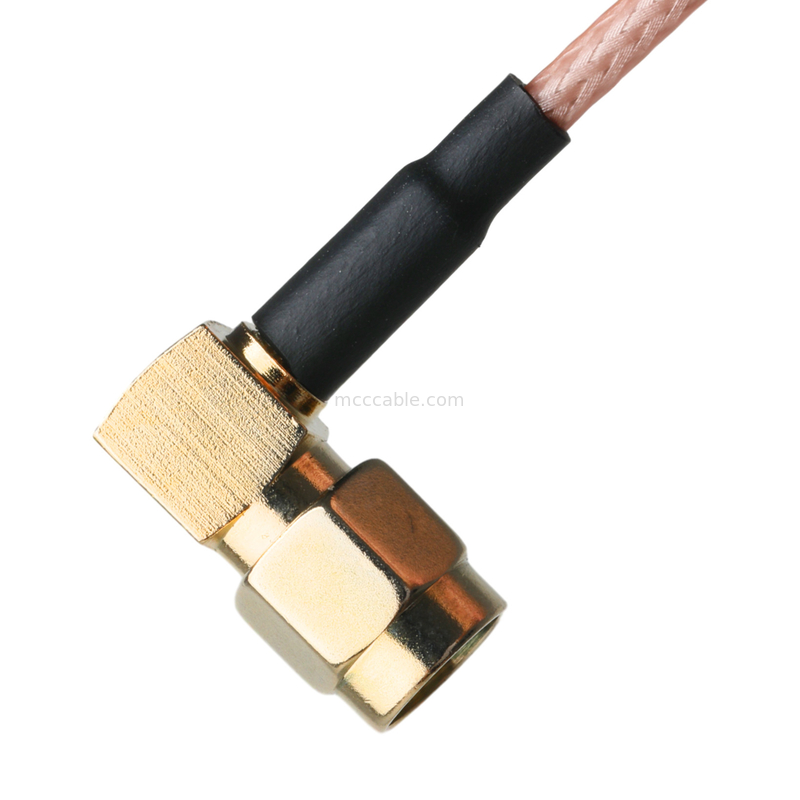 Ip67 Rohs Cable coassiale personalizzato Ra Sma Plug Right Angle Plug Rg316