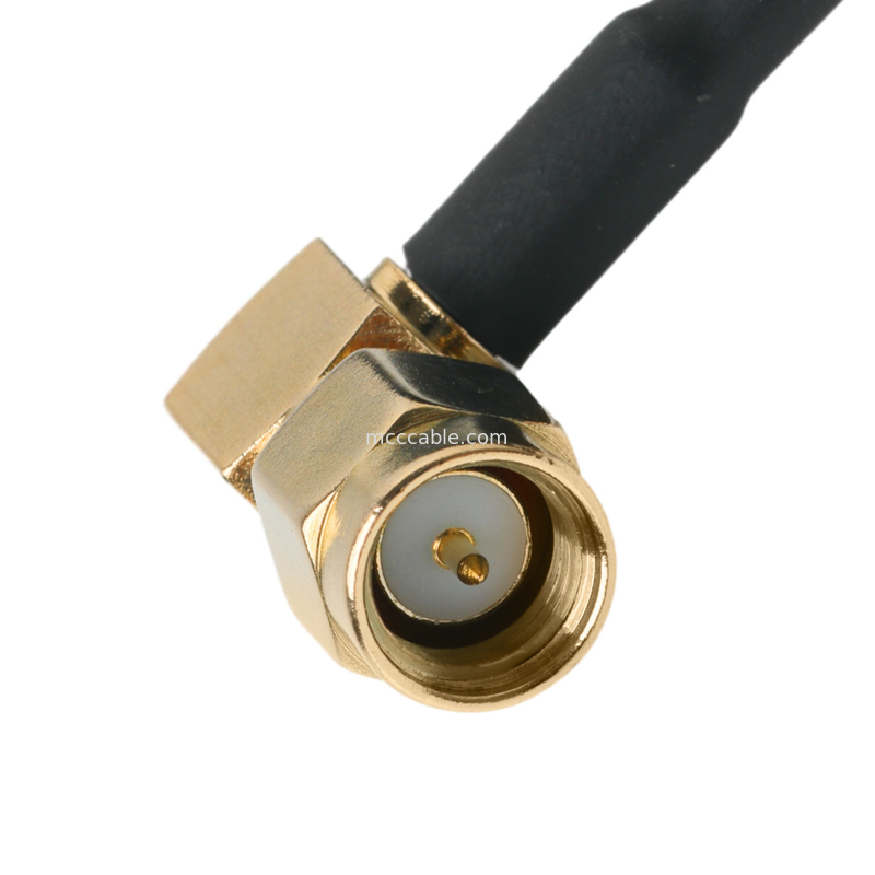 Ip67 Rohs Cable coassiale personalizzato Ra Sma Plug Right Angle Plug Rg316