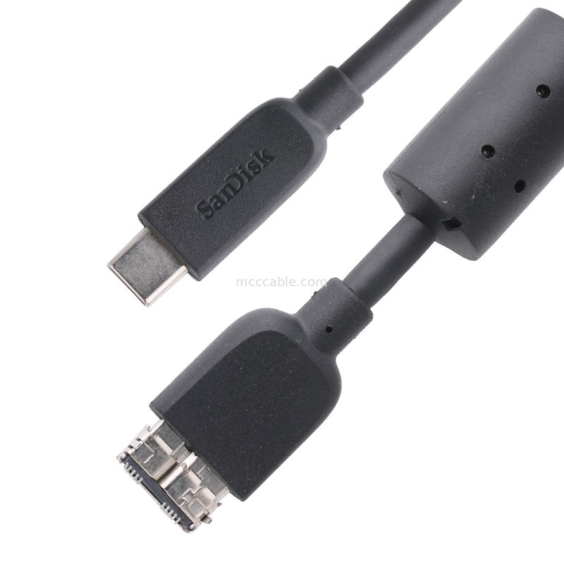 Rohs Cavo di disco rigido esterno USB-C a Micro USB 3.1 Gen 2 10 Gbps Lunghezza personalizzare