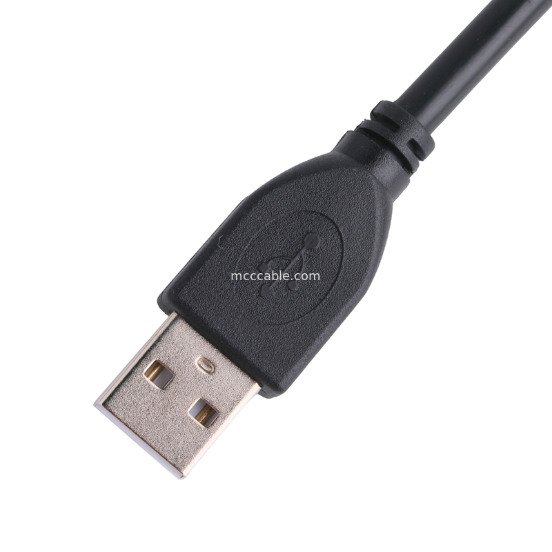 Cable USB 2.0 per il connettore della stampante UL Tipo A a Tipo B Blocco