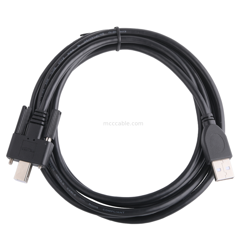 Cable USB 2.0 per il connettore della stampante UL Tipo A a Tipo B Blocco