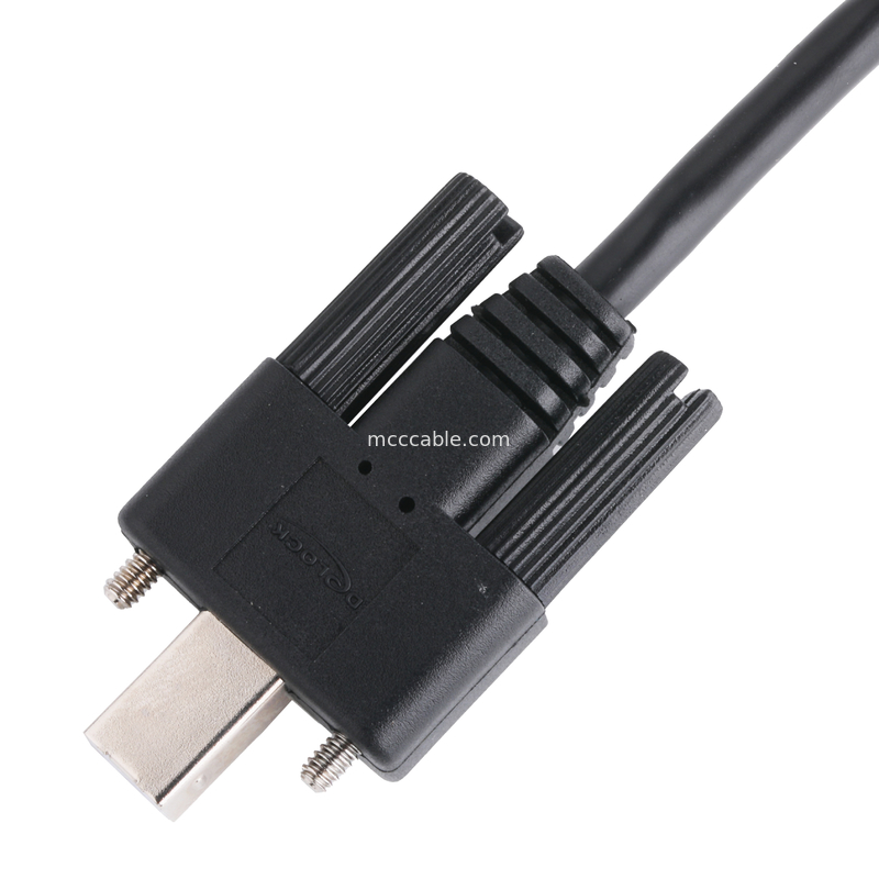 Cable USB 2.0 per il connettore della stampante UL Tipo A a Tipo B Blocco