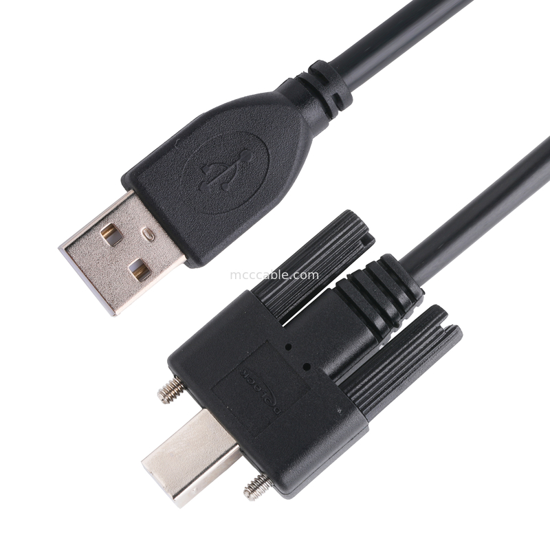 Cable USB 2.0 per il connettore della stampante UL Tipo A a Tipo B Blocco